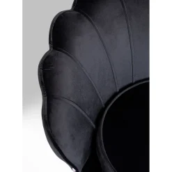 Fauteuil Water Lily Chrome Noir