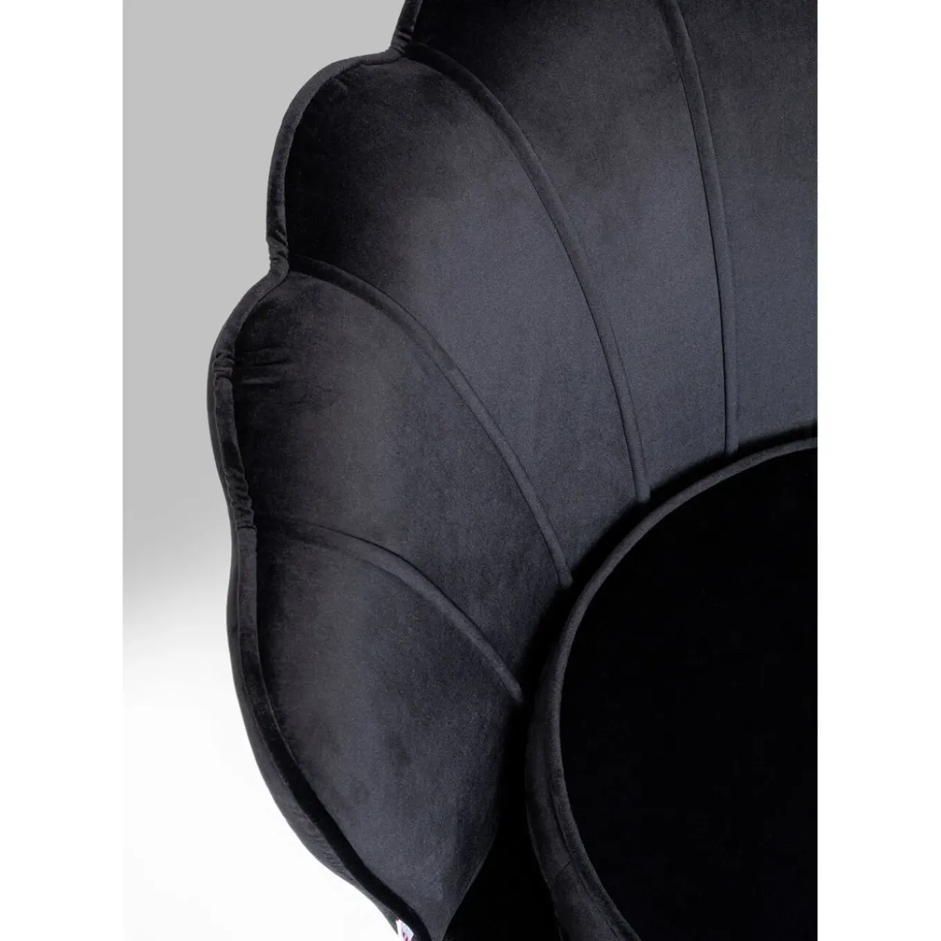 Fauteuil Water Lily Chrome Noir