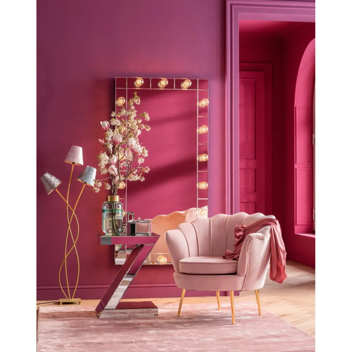 Fauteuil Water Lily Gold Rose