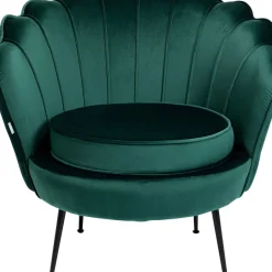 Fauteuil Water Lily Noir Vert Fonce