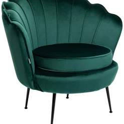 Fauteuil Water Lily Noir Vert Fonce