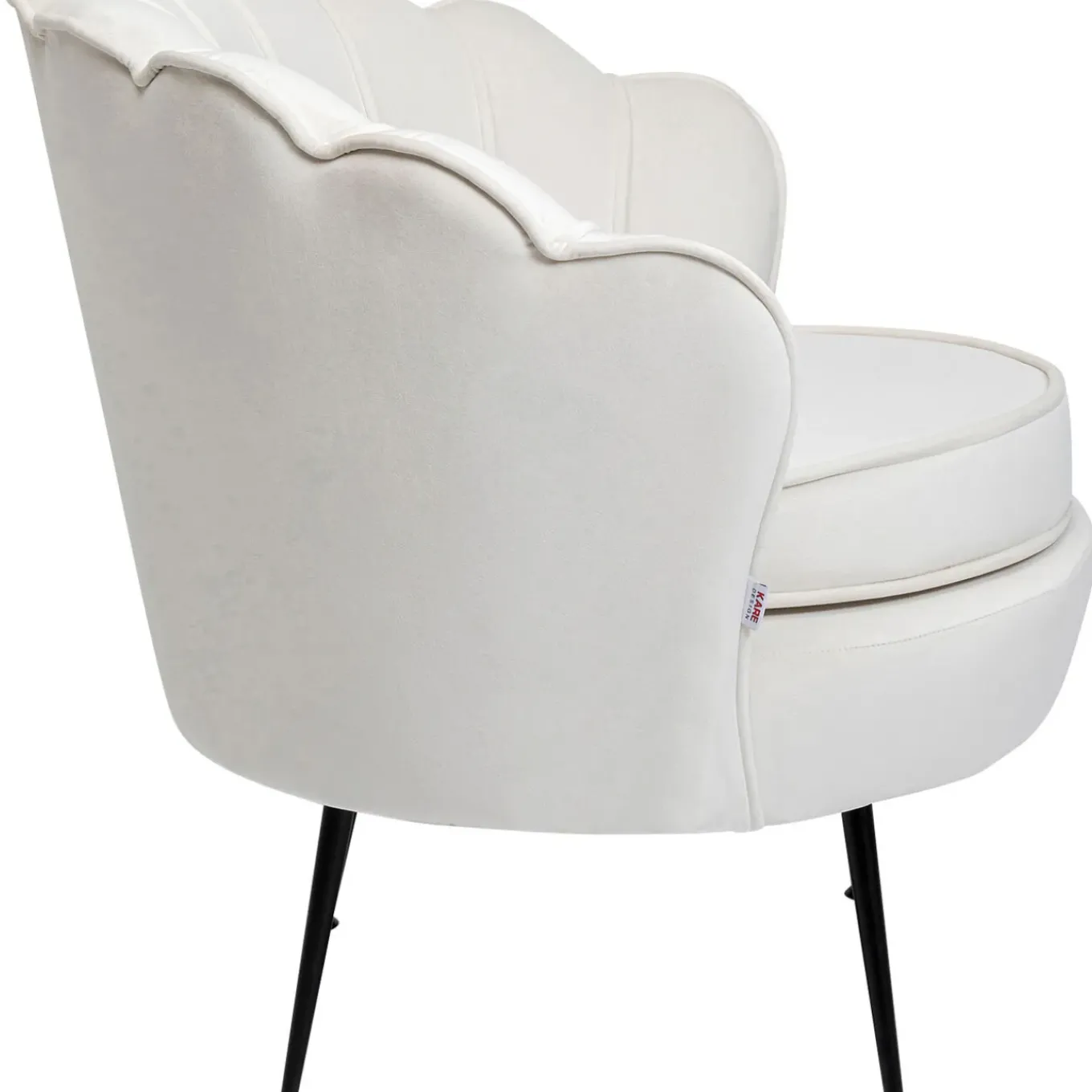 Fauteuil Water Lily Noir Beige