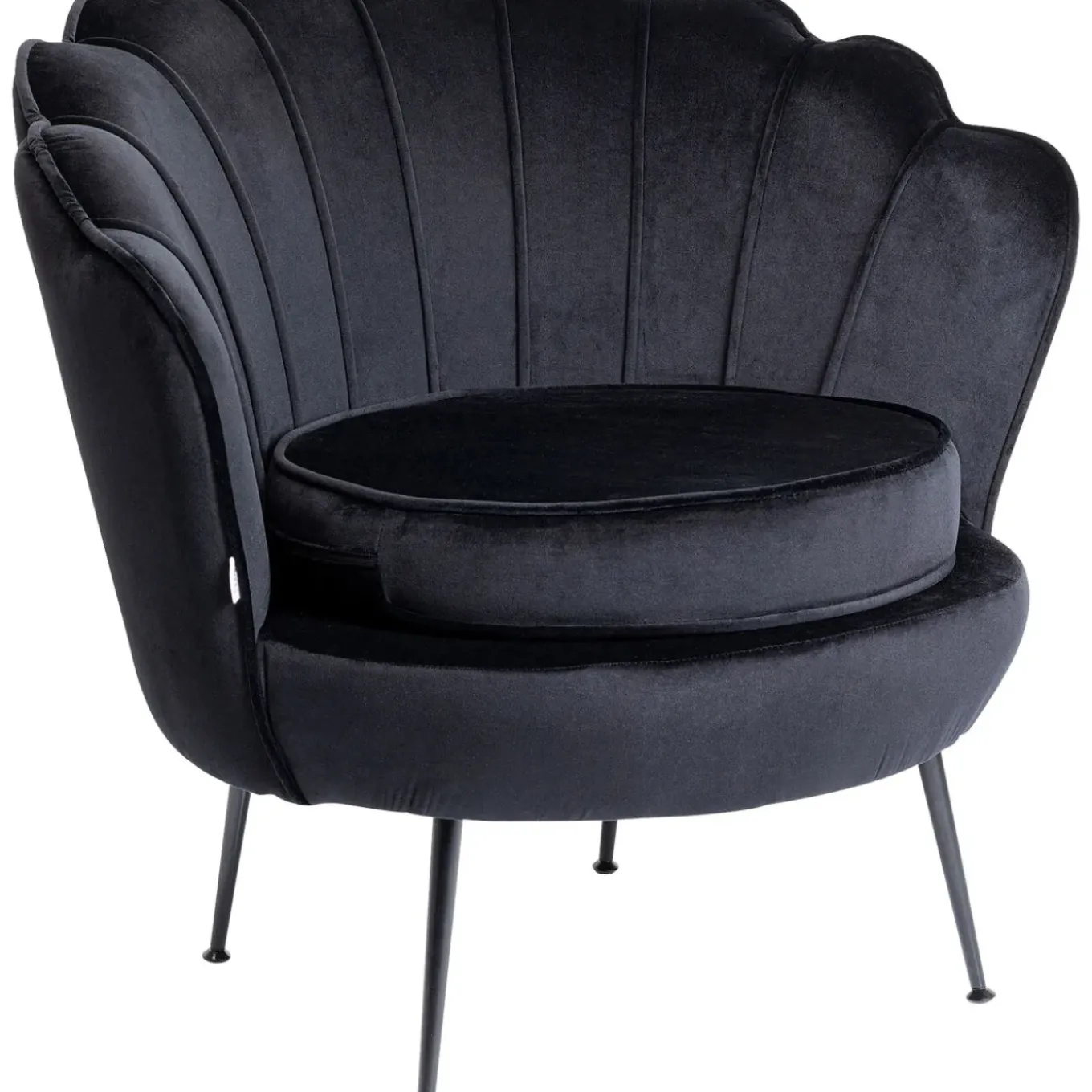 Fauteuil Water Lily Noir Noir