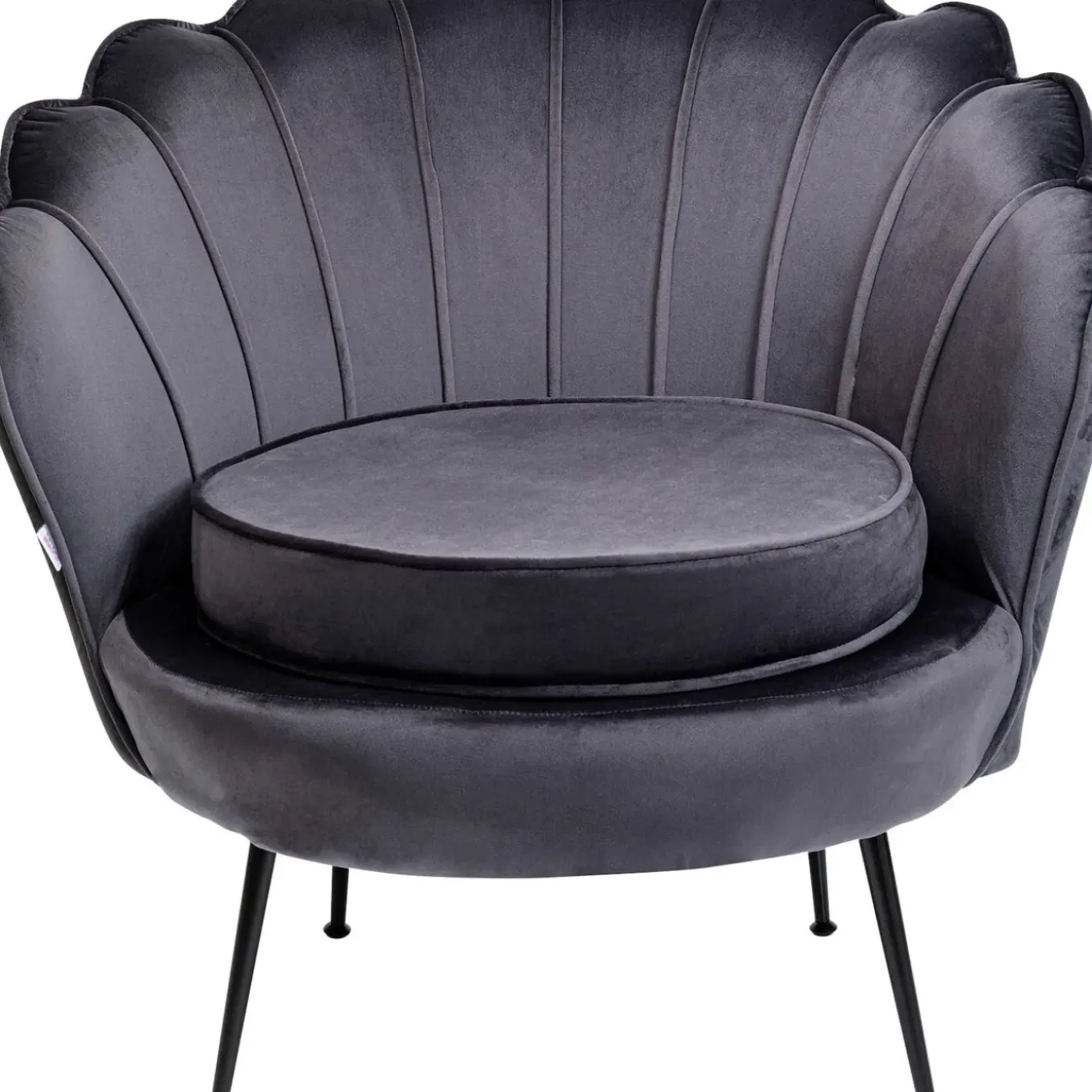 Fauteuil Water Lily Noir Gris