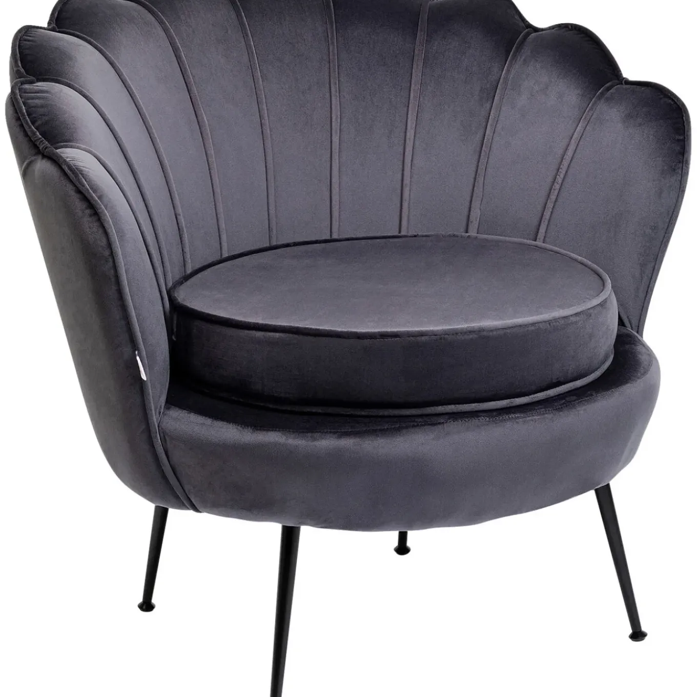 Fauteuil Water Lily Noir Gris