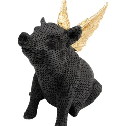 Figurine Décorative Angel Piglet 20Cm