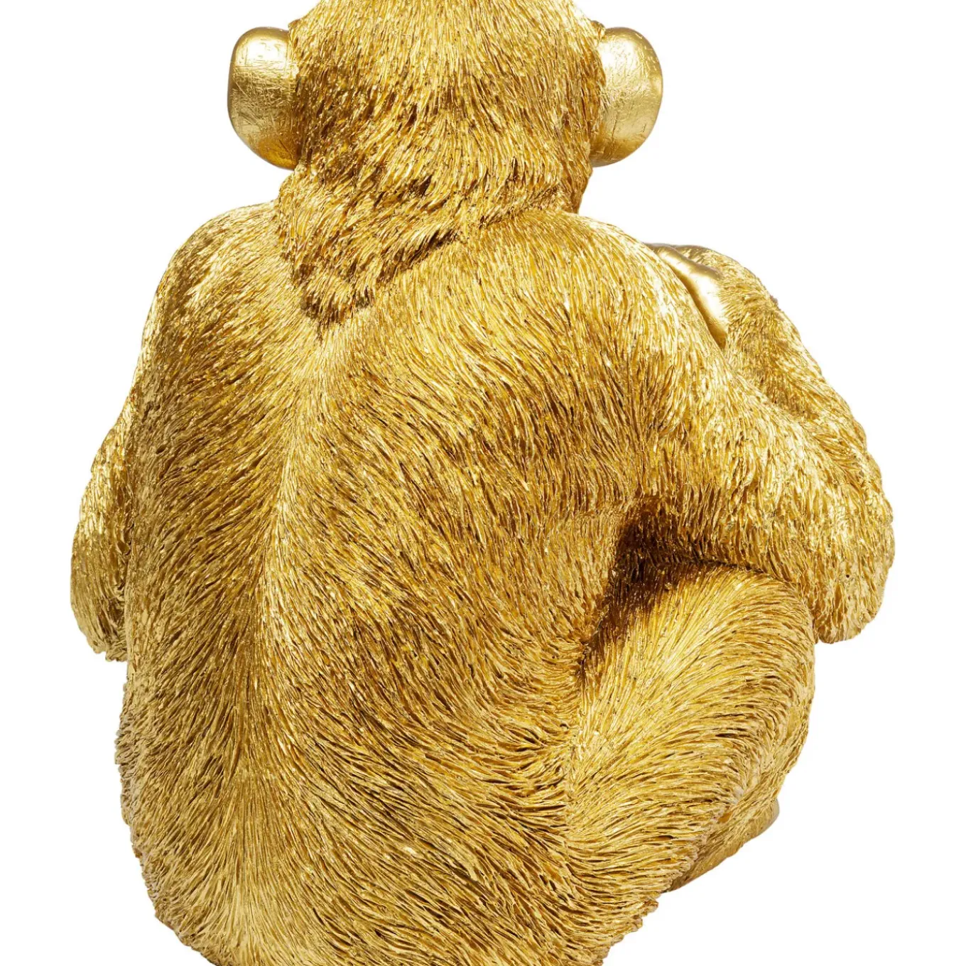 Figurine Décorative Baby Ape Dore 53Cm