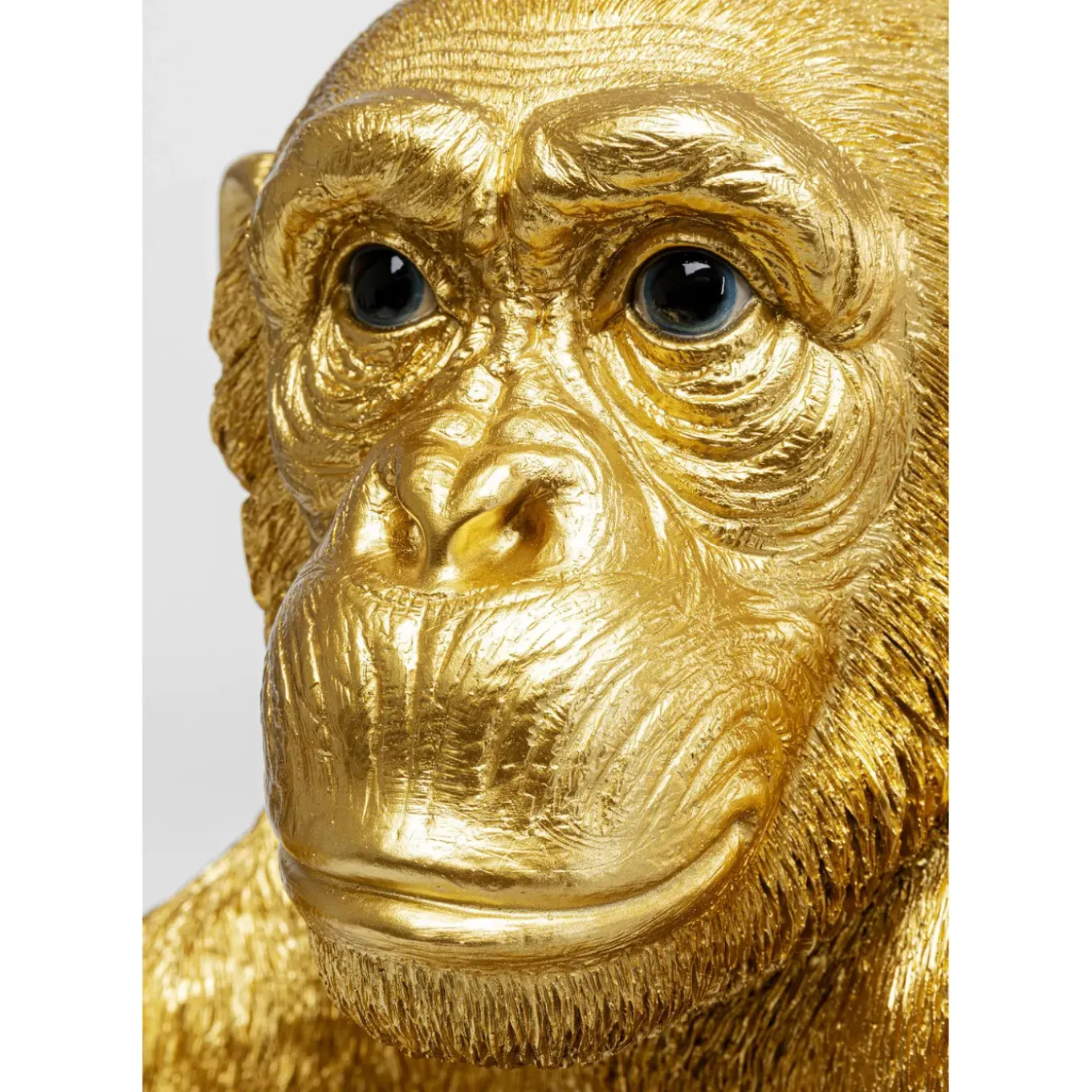 Figurine Décorative Baby Ape Dore 53Cm