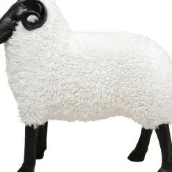 Figurine Décorative Bathilde Ram Blanc 78Cm