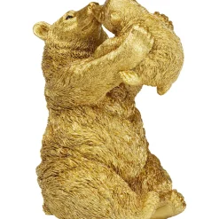 Figurine Décorative Bear Lucky Mom Dore 27