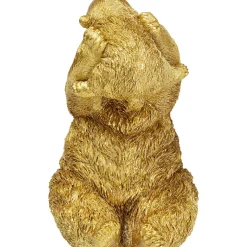 Figurine Décorative Bear Lucky Mom Dore 27