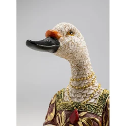Figurine Décorative Bird Lady Duck Blanc 31Cm