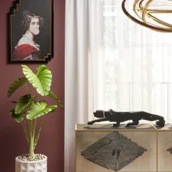 Figurine Décorative Black Cat 90Cm