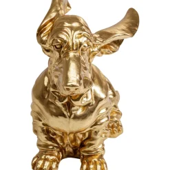 Figurine Décorative Coiffed Dog Dore 52Cm