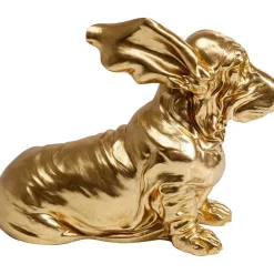 Figurine Décorative Coiffed Dog Dore 52Cm
