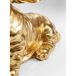 Figurine Décorative Coiffed Dog Dore 52Cm