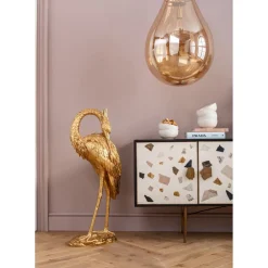 Figurine Décorative Crane Dore