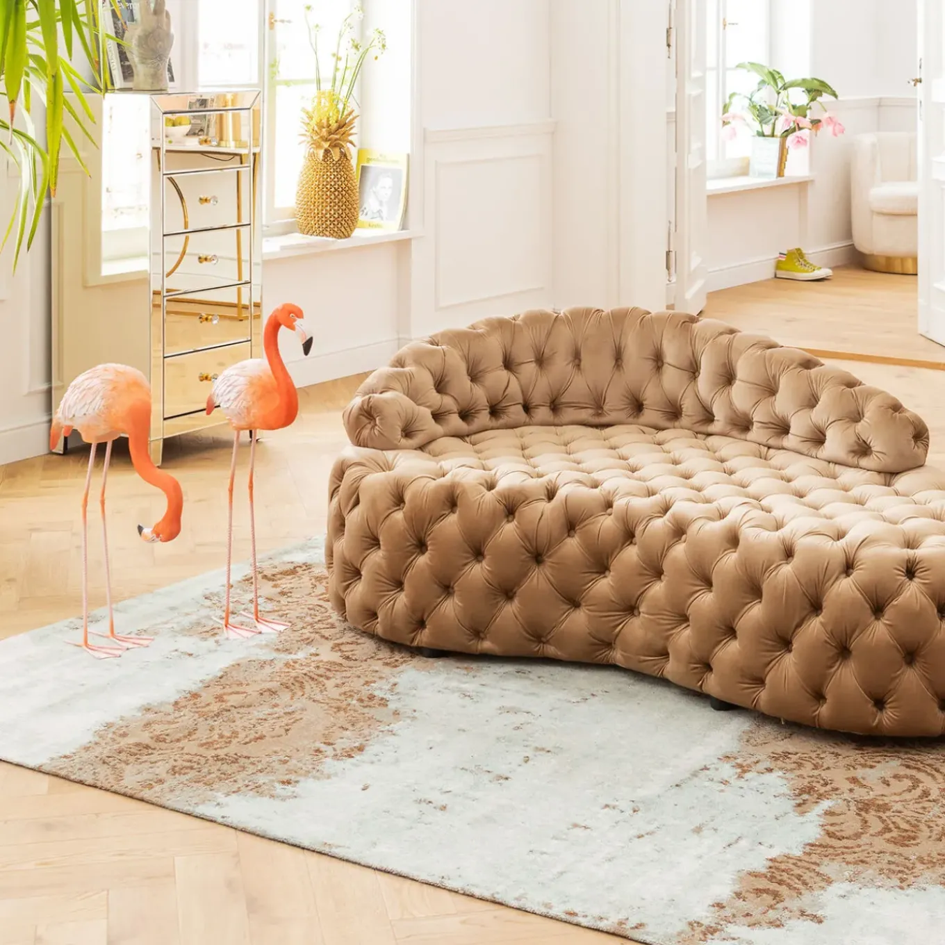 Figurine Décorative Flamingo Road 75Cm