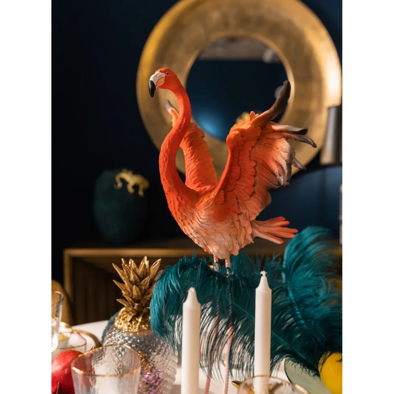 Figurine Décorative Flamingo Road Fly 66Cm