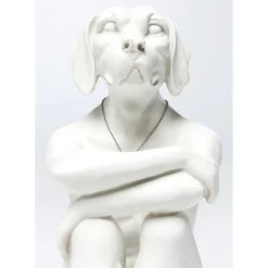 Figurine Décorative Gangster Dog Cream