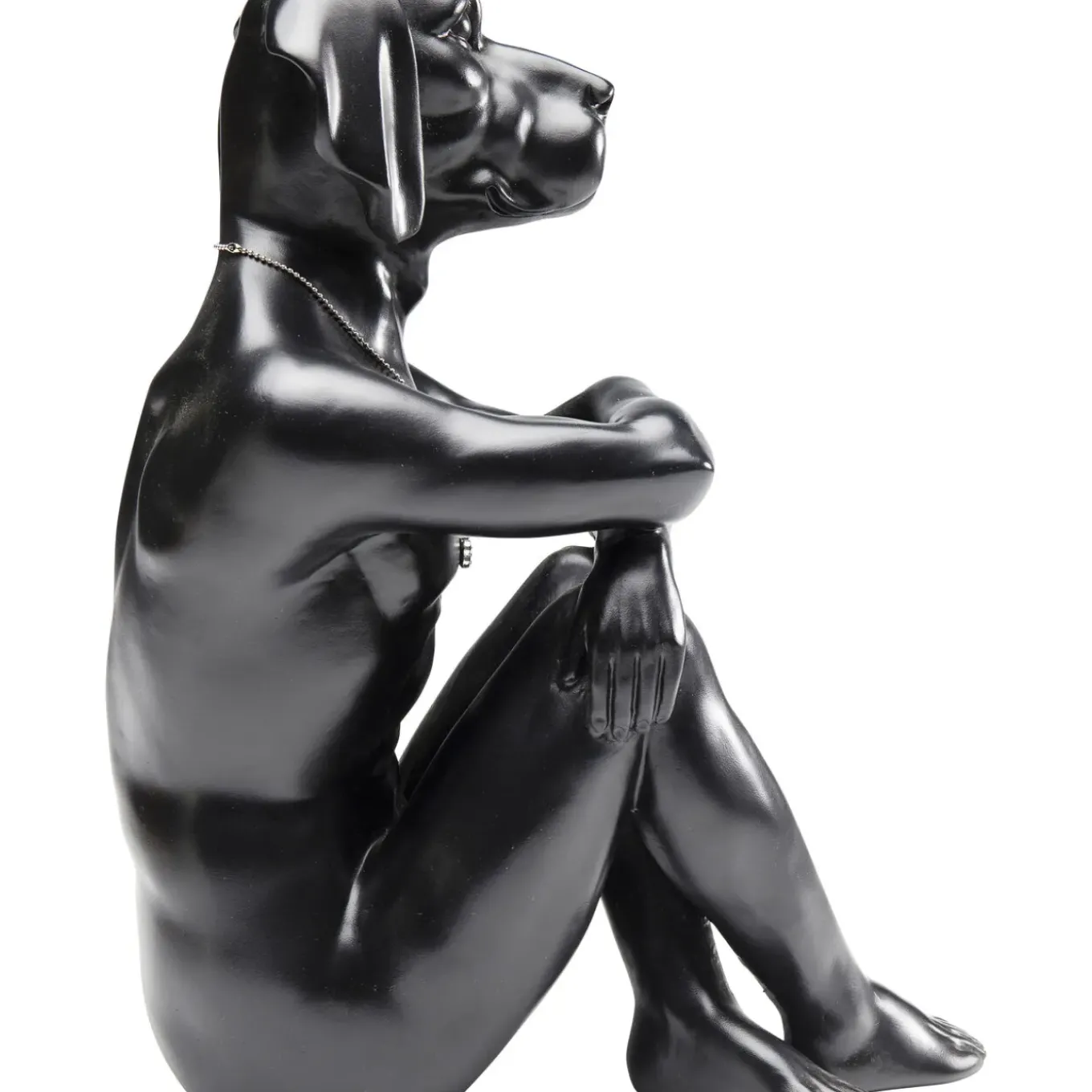 Figurine Décorative Gangster Dog Noire