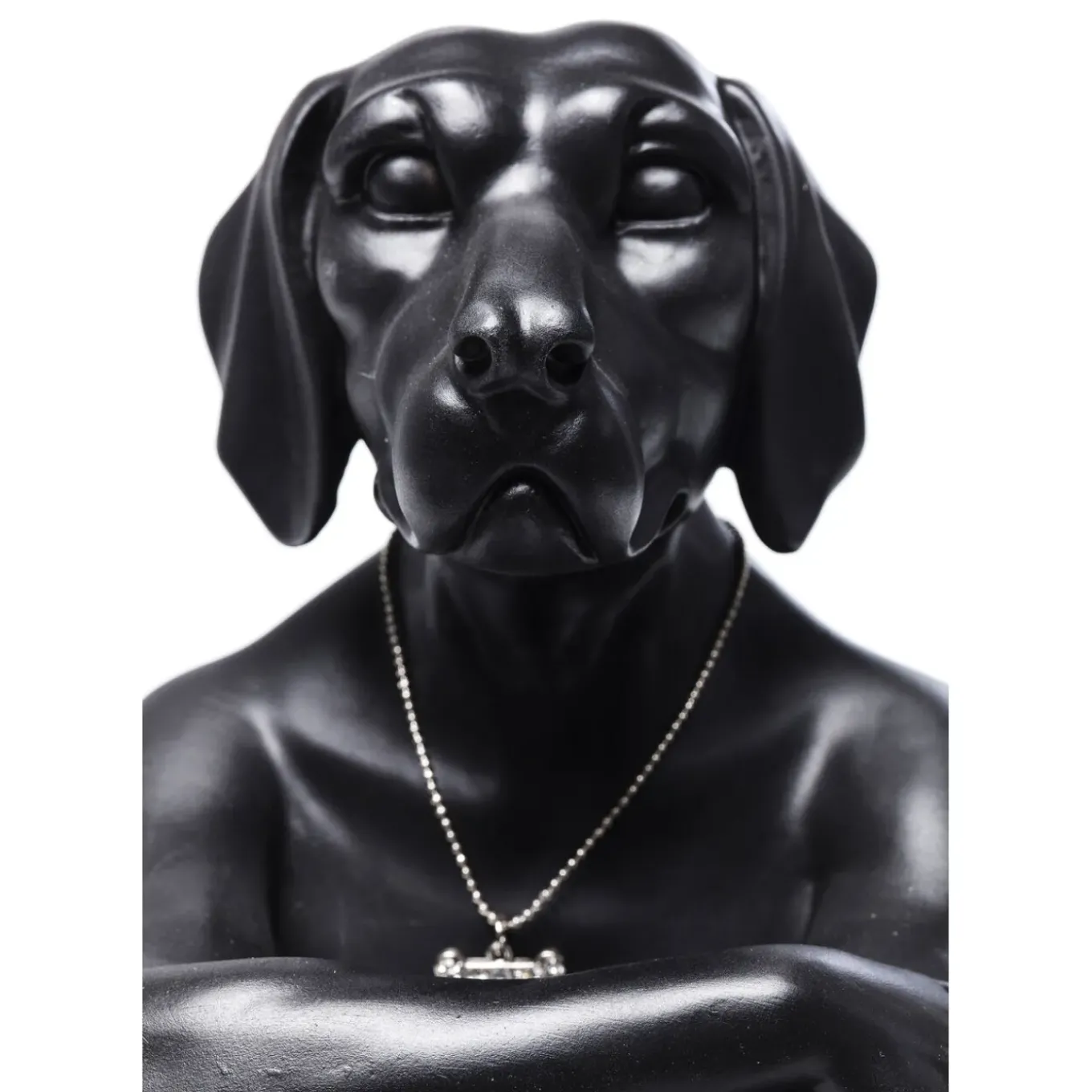 Figurine Décorative Gangster Dog Noire