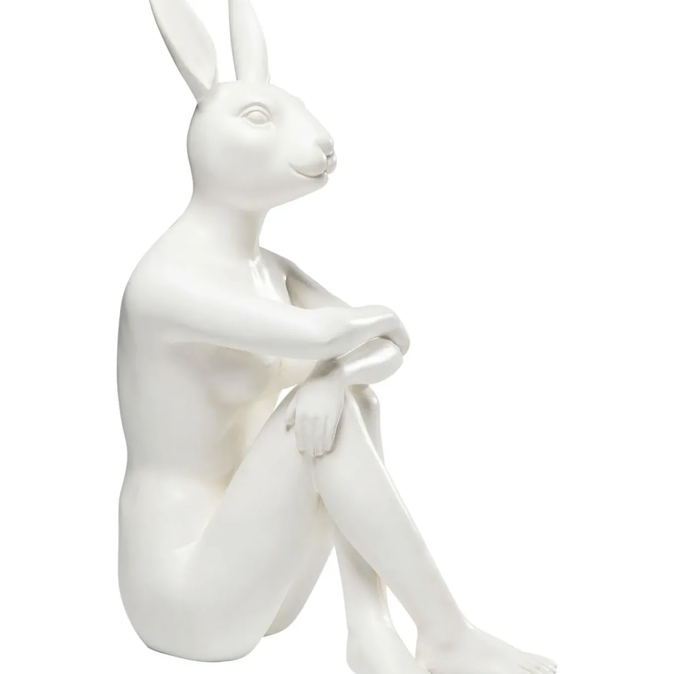 Figurine Décorative Gangster Rabbit Blanc