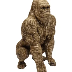 Figurine Décorative Gorilla Dore 80Cm