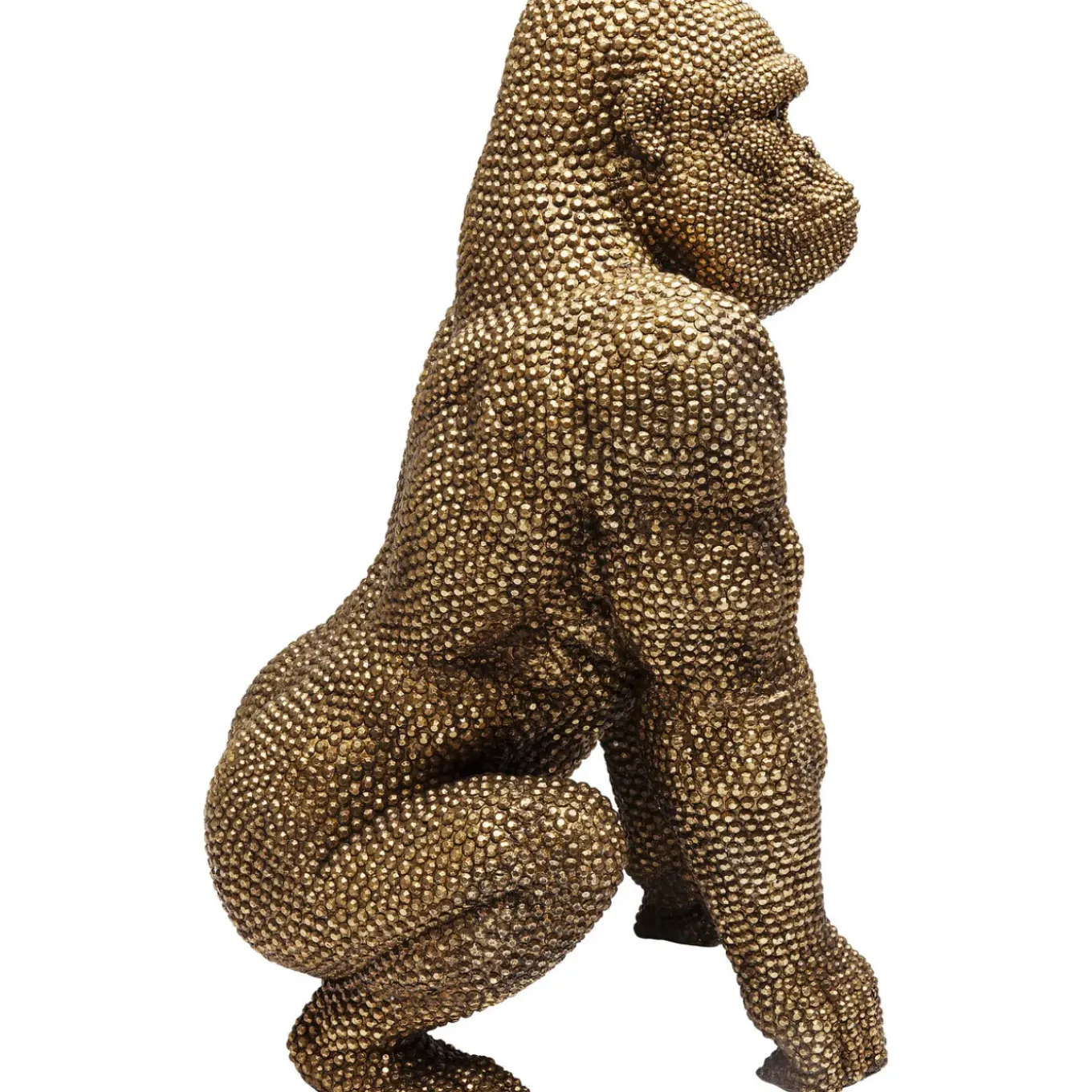 Figurine Décorative Gorilla Dore 80Cm