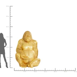 Figurine Décorative Gorilla Dore Xl180