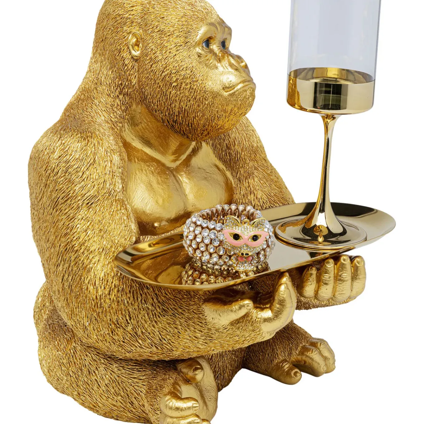Figurine Décorative Gorilla Butler 37Cm