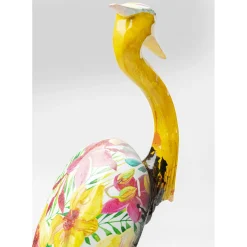 Figurine Décorative Heron Jaune 70Cm