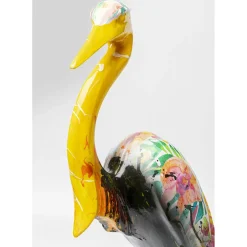 Figurine Décorative Heron Jaune 70Cm