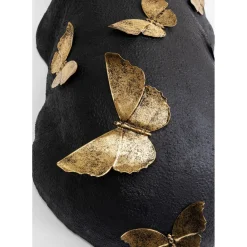 Figurine Décorative Hippo Butterflies 35Cm