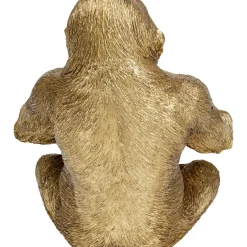 Figurine Décorative Holding Bowl Dore 41Cm