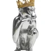 Figurine Décorative King Lui Argente 35Cm