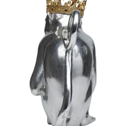 Figurine Décorative King Lui Argente 35Cm