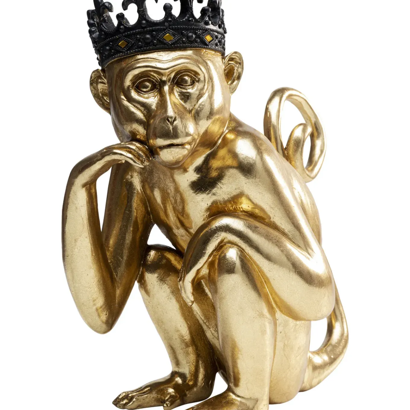 Figurine Décorative King Lui Dore 35Cm