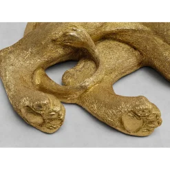 Figurine Décorative Lion Dore 113Cm