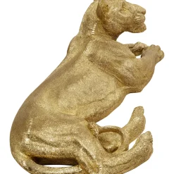 Figurine Décorative Lion Dore 113Cm