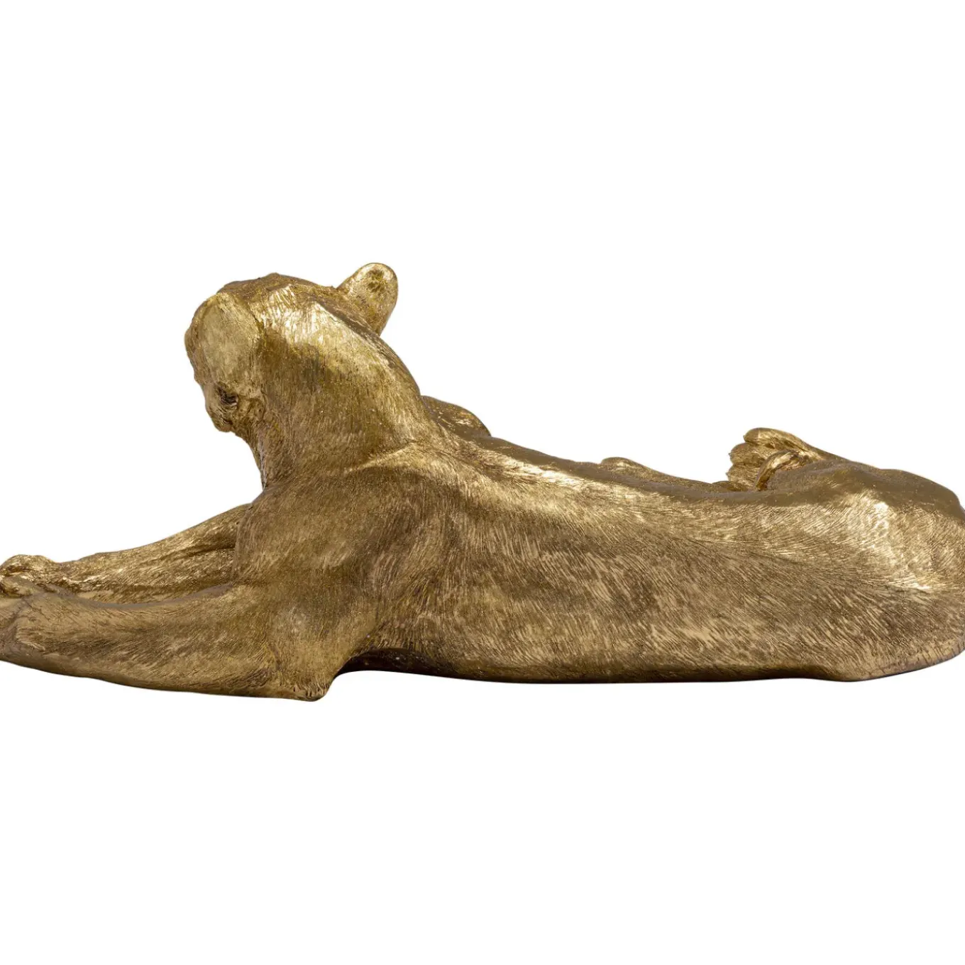 Figurine Décorative Lion Dore 113Cm