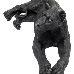Figurine Décorative Lion Noir 113Cm