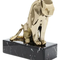 Figurine Décorative Lion On Marble 34Cm