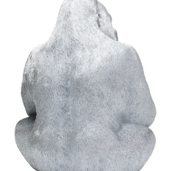Figurine Décorative Monkey Gorilla Side Xl Argente