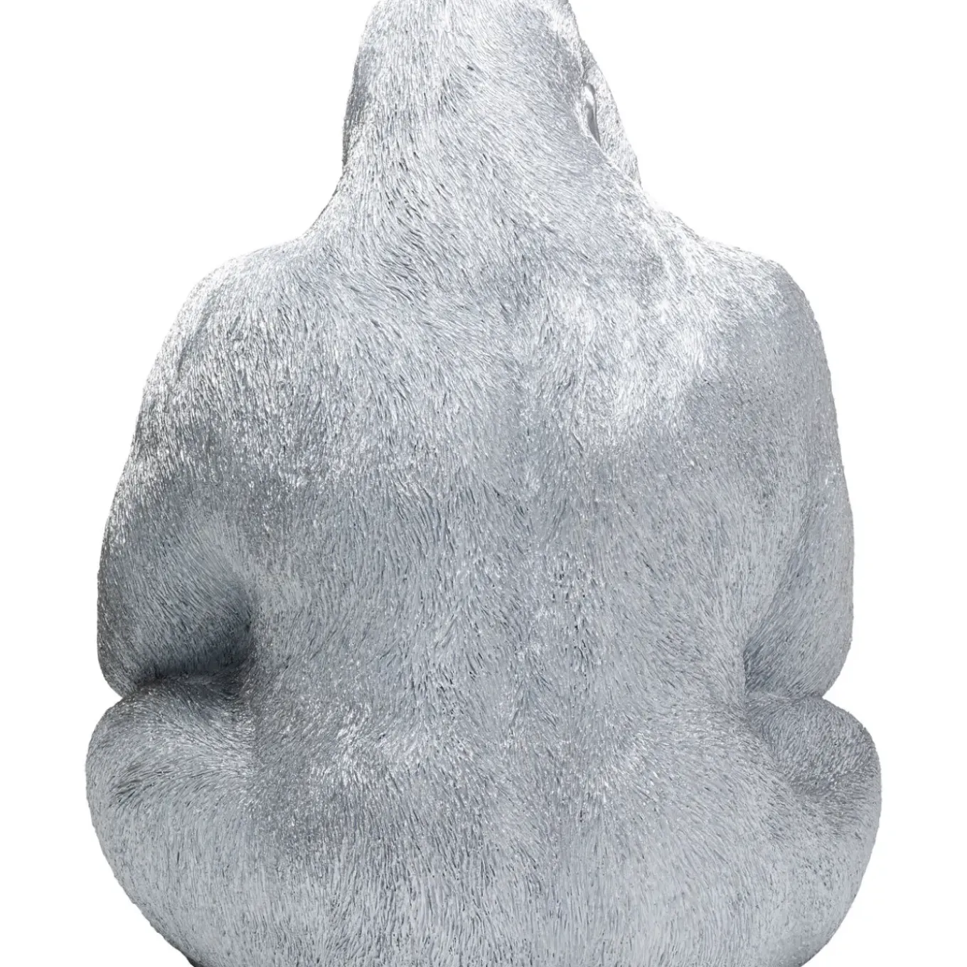Figurine Décorative Monkey Gorilla Side Xl Argente