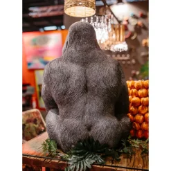 Figurine Décorative Monkey Gorilla Side Noir76Cm