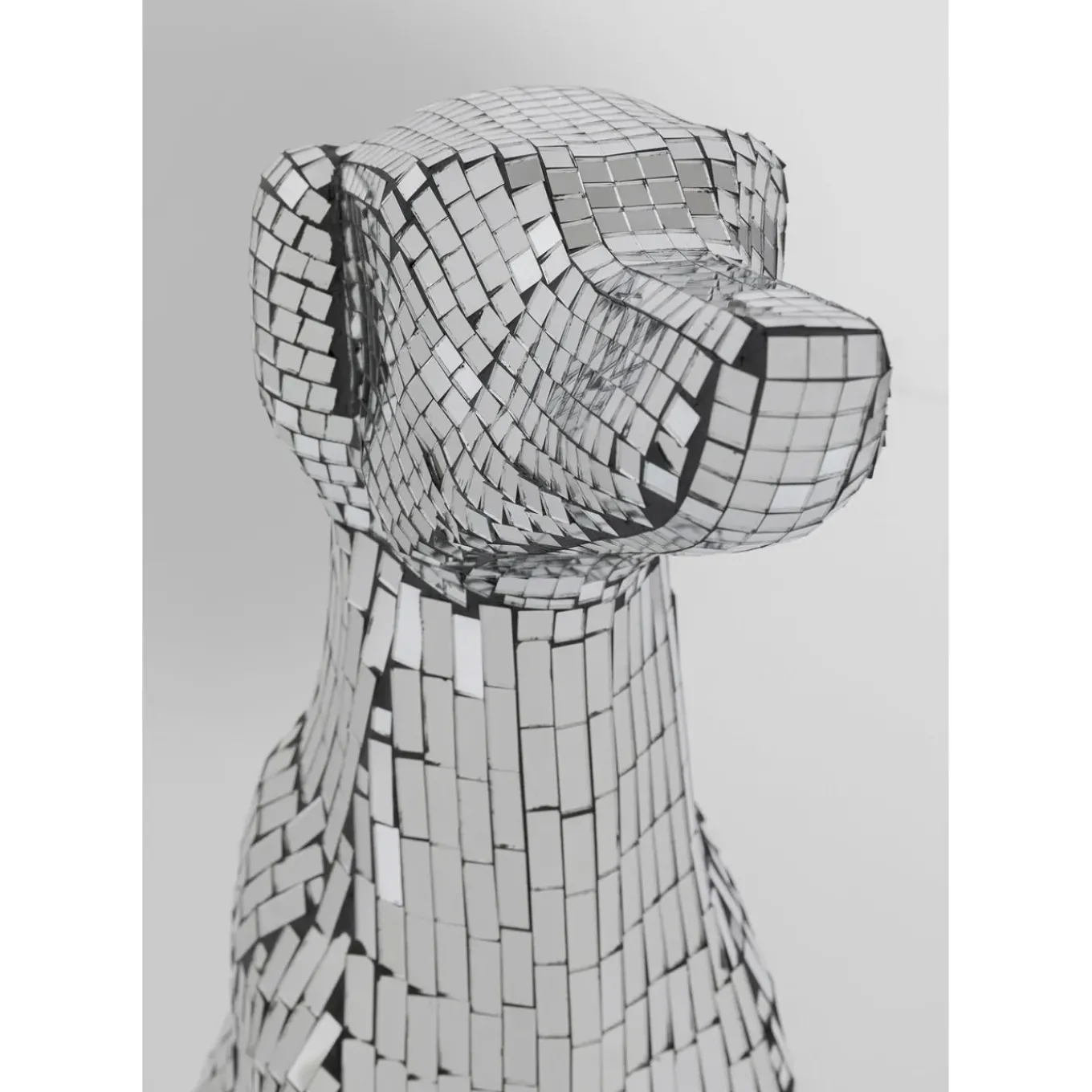 Figurine Décorative Mosaic Sitting Dog 78Cm