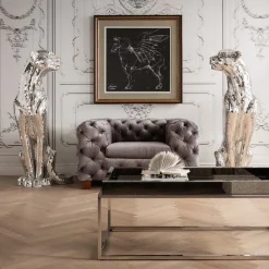 Figurine Décorative Mosaik Welcome Panther Gauche