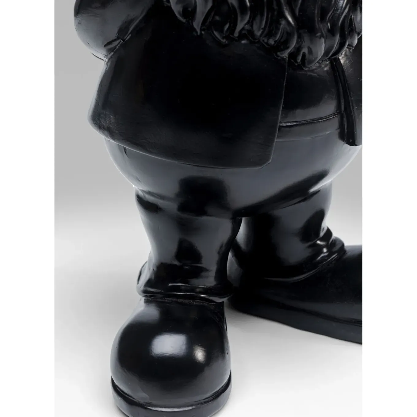 Figurine Décorative Nain Standing Noir-Dore 30