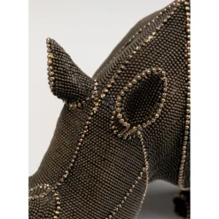 Figurine Décorative Rhino Rivets Pearls 25Cm